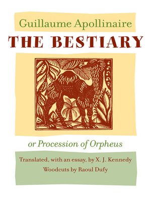 cover image of The Bestiary, or Procession of Orpheus